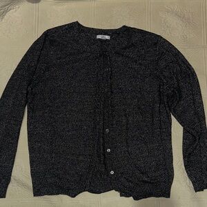 Croft & Barrow Black and White Knit Sweater